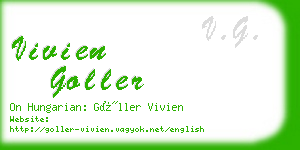 vivien goller business card